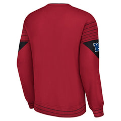 Arizona Cardinals Starter Face-Off Pullover Sweatshirt Cardinal