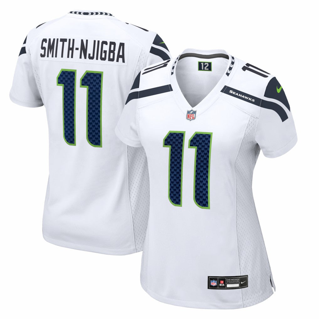 Jaxon Smith-Njigba Seattle Seahawks Women's Game Jersey White