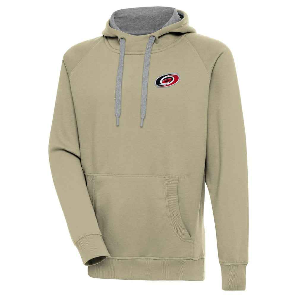 NHL Carolina Hurricanes Antigua Victory Pullover Hoodie - Khaki
