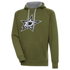 NHL Dallas Stars Antigua Victory Pullover Hoodie - Olive