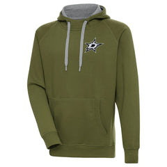 NHL Dallas Stars Antigua Victory Pullover Hoodie - Olive