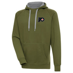 NHL Philadelphia Flyers Antigua Victory Pullover Hoodie - Olive