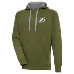 NHL Tampa Bay Lightning Antigua Victory Pullover Hoodie - Olive
