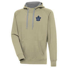 NHL Toronto Maple Leafs Antigua Victory Pullover Hoodie - Khaki