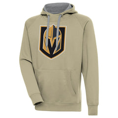NHL Vegas Golden Knights Antigua Victory Pullover Hoodie - Khaki