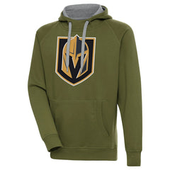 NHL Vegas Golden Knights Antigua Victory Pullover Hoodie - Olive
