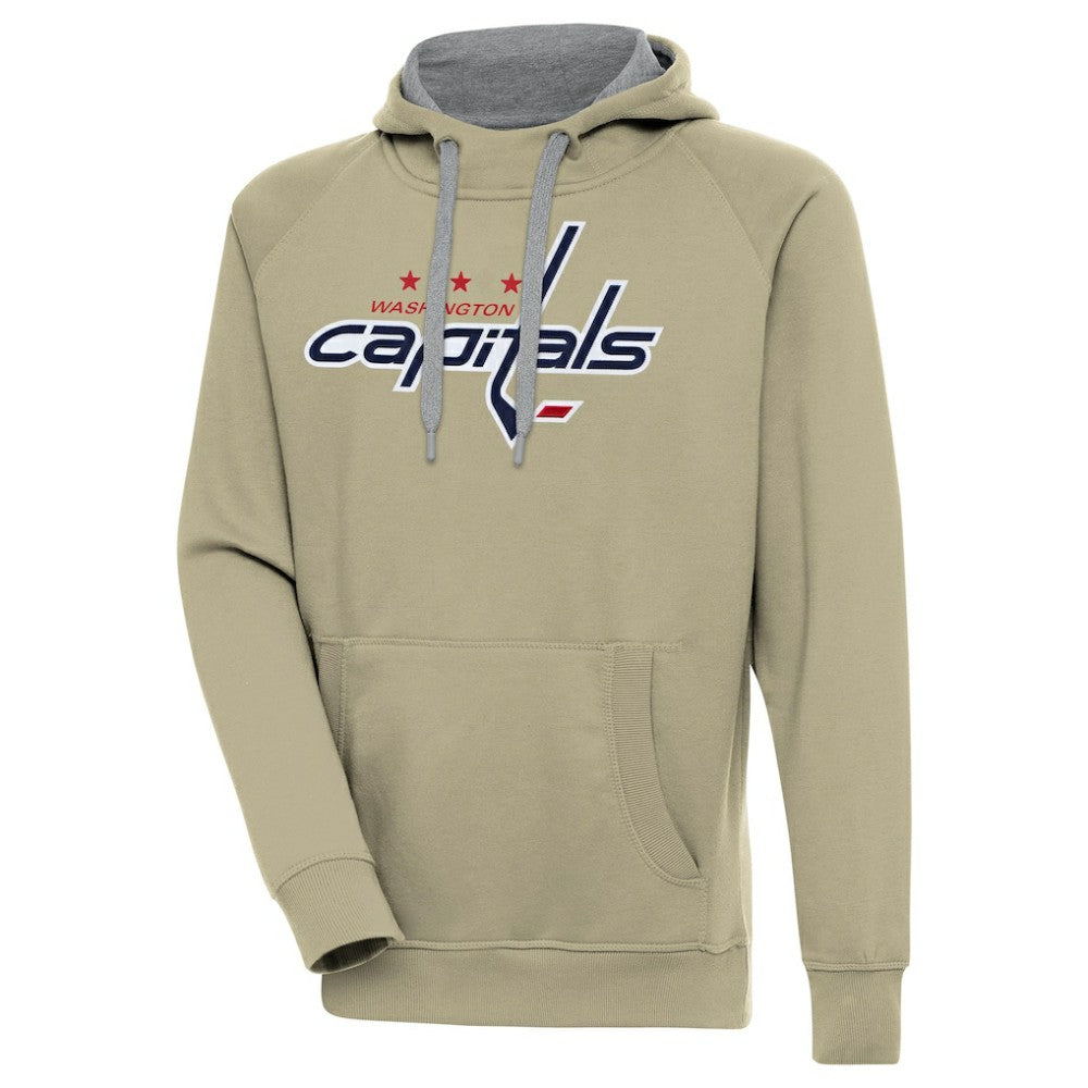NHL Washington Capitals Antigua Victory Pullover Hoodie - Khaki