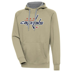 NHL Washington Capitals Antigua Victory Pullover Hoodie - Khaki