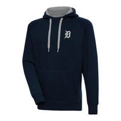 Detroit Tigers Antigua Metallic Victory Pullover Hoodie - Navy Hoodies