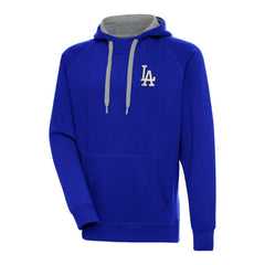 Los Angeles Dodgers Antigua Metallic Victory Pullover Hoodie - Royal Hoodies