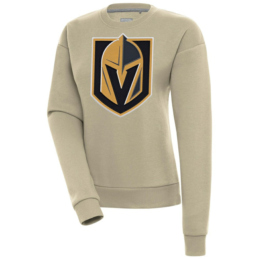 NHL Vegas Golden Knights Antigua Women's Victory Pullover Sweatshirt - Khaki