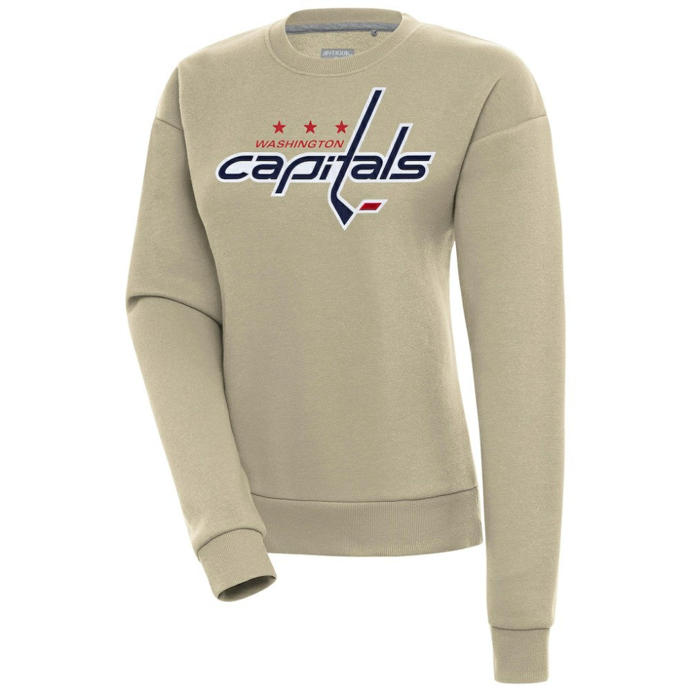 NHL Washington Capitals Antigua Women's Victory Pullover Sweatshirt - Khaki