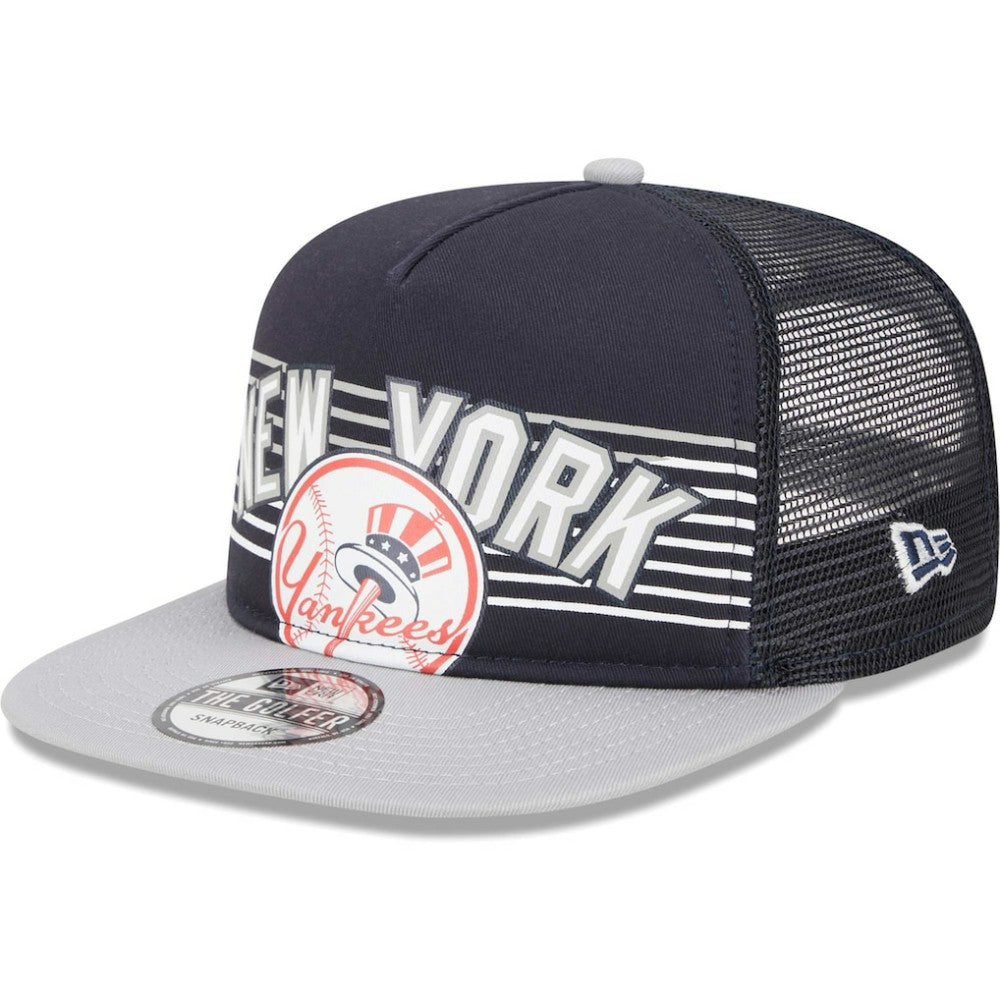 New York Yankees New Era Speed Golfer Trucker Snapback Hat - Navy Hats