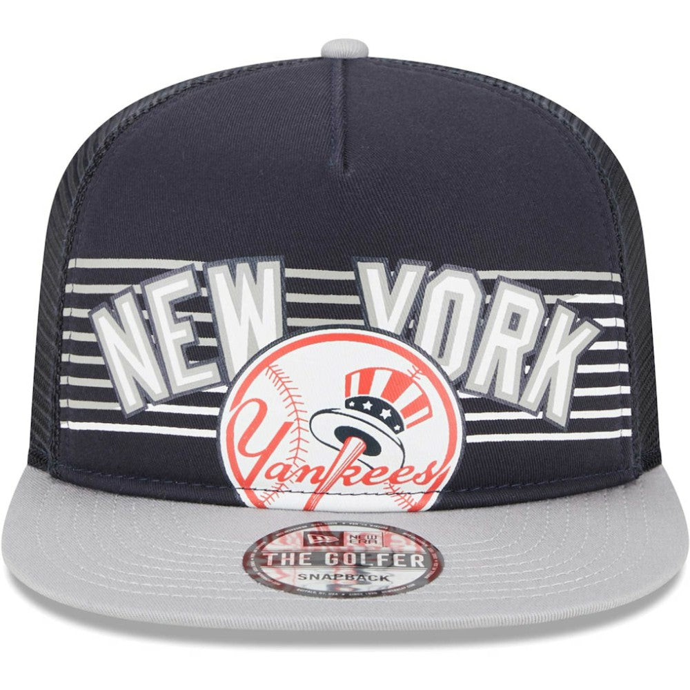 New York Yankees New Era Speed Golfer Trucker Snapback Hat - Navy Hats