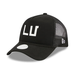 Las Vegas Raiders New Era Women's McGee Trucker 9FORTY Adjustable Hat Black