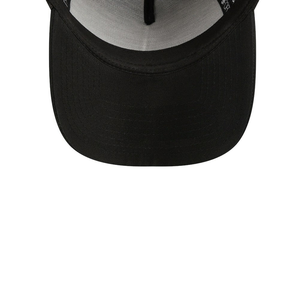 Las Vegas Raiders New Era Women's McGee Trucker 9FORTY Adjustable Hat Black