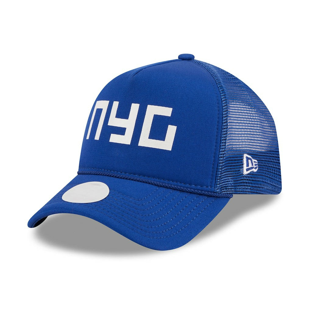 New York Giants New Era Women's McGee Trucker 9FORTY Adjustable Hat Royal
