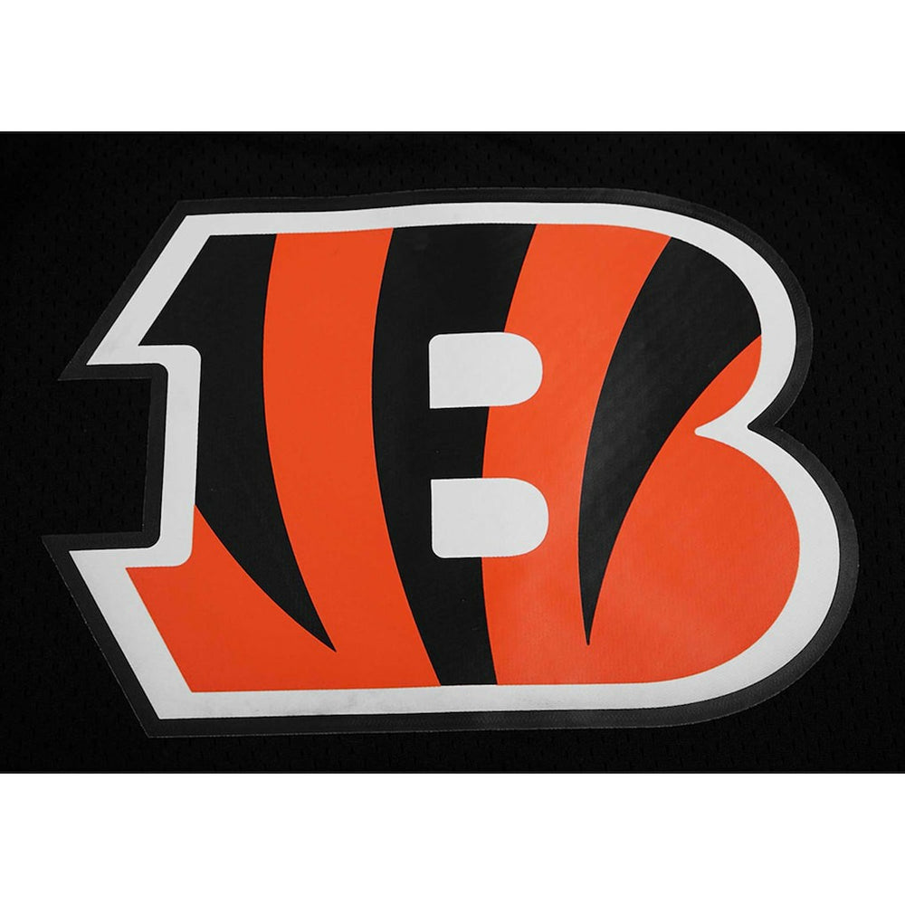 Joe Burrow Cincinnati Bengals Pro Standard Mesh Baseball Button-Up T-Shirt Black