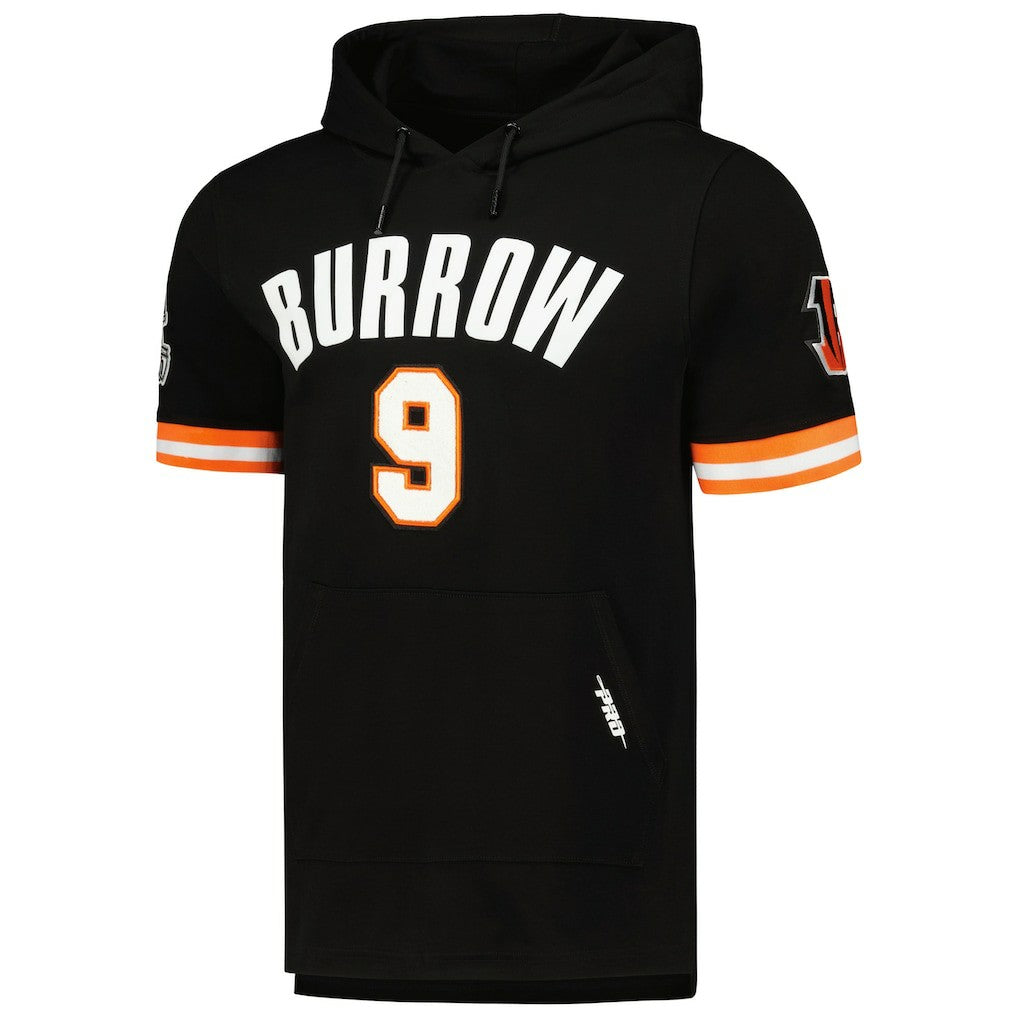 Joe Burrow Cincinnati Bengals Pro Standard Player Name & Number Hoodie T-Shirt Black