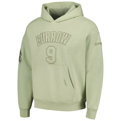 Joe Burrow Cincinnati Bengals Pro Standard Player Name & Number Pullover Hoodie Light Green