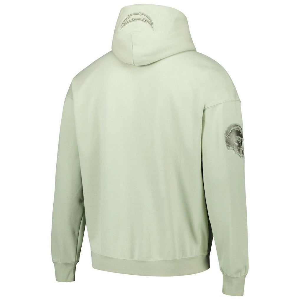 Justin Herbert Los Angeles Chargers Pro Standard Player Name & Number Pullover Hoodie Light Green