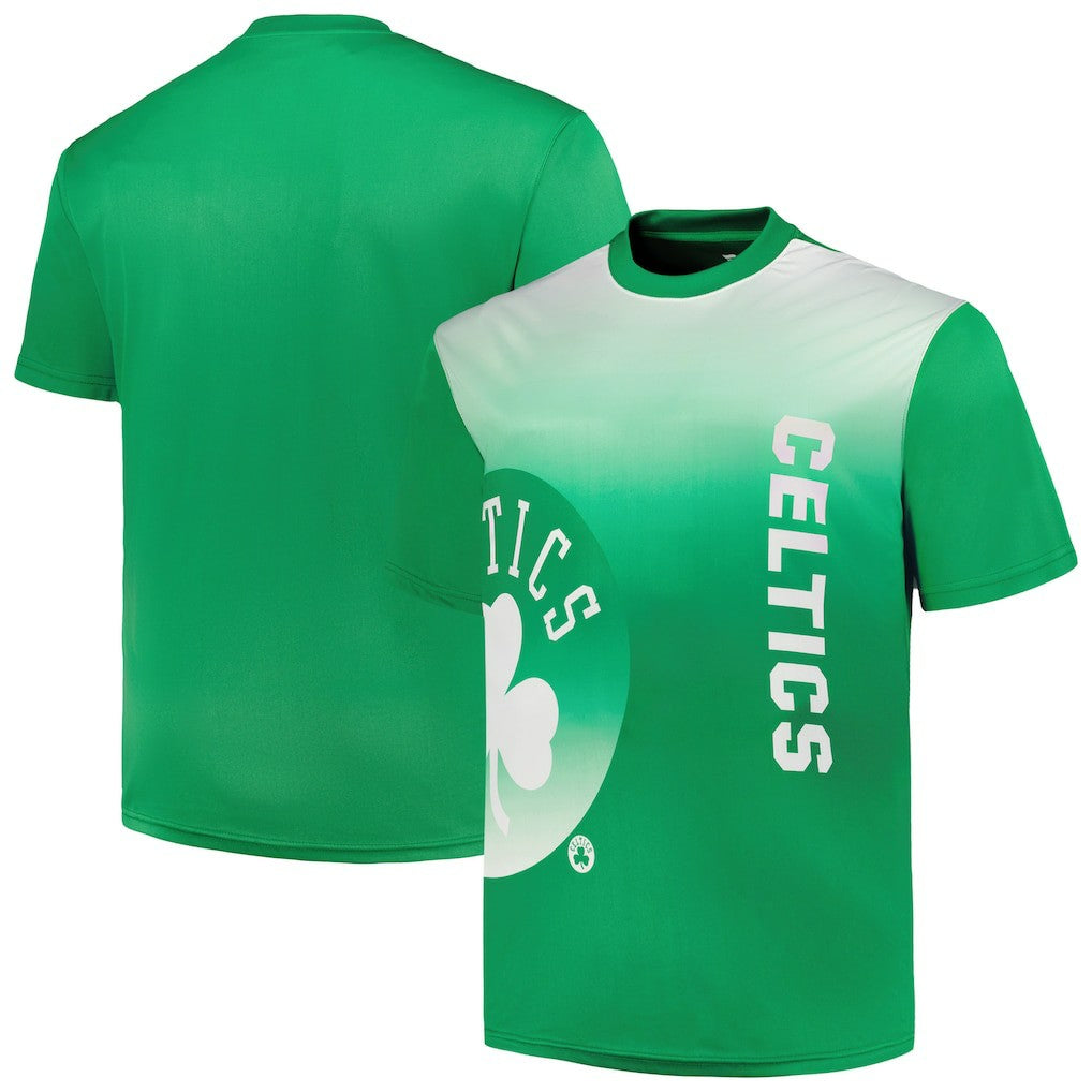 Boston Celtics Big & Tall Sublimated T-Shirt Kelly Green