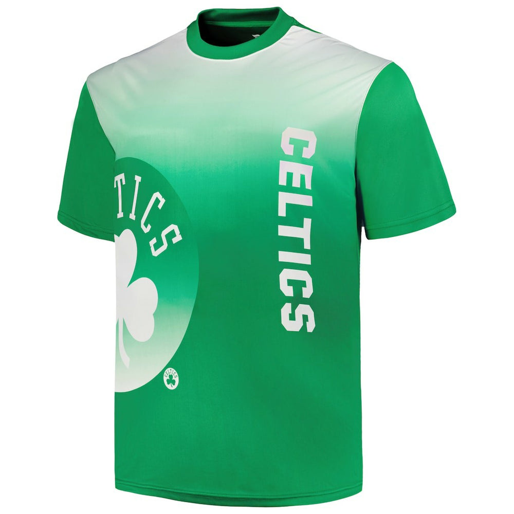 Boston Celtics Big & Tall Sublimated T-Shirt Kelly Green