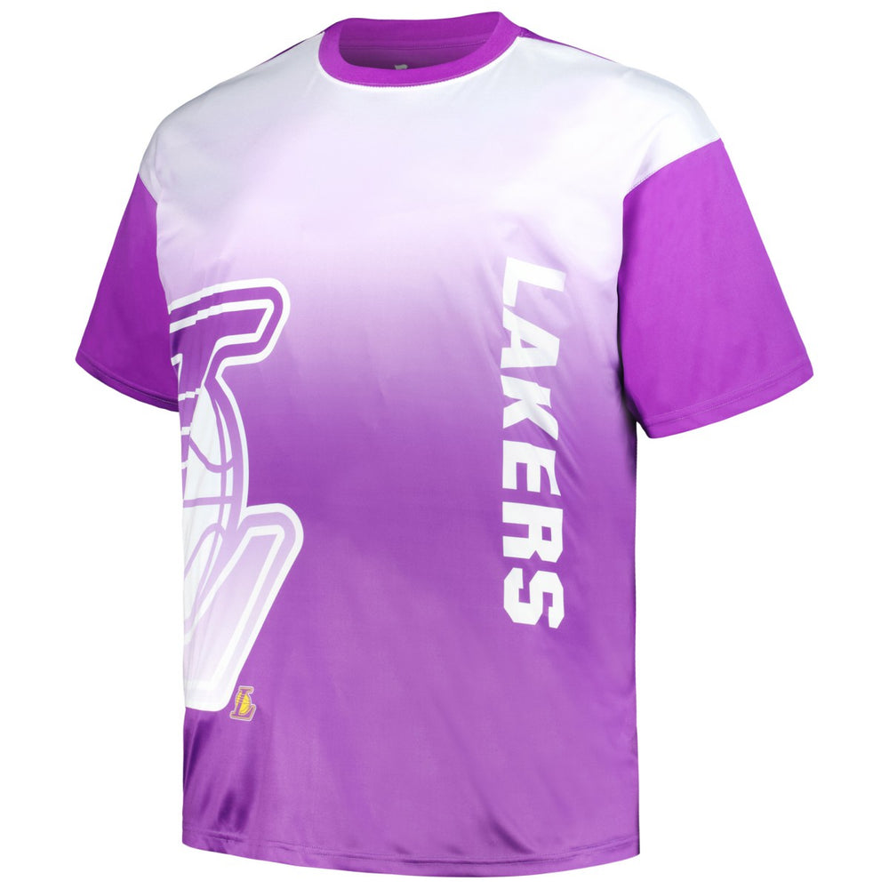 Los Angeles Lakers Big & Tall Sublimated T-Shirt Purple