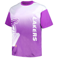 Los Angeles Lakers Big & Tall Sublimated T-Shirt Purple
