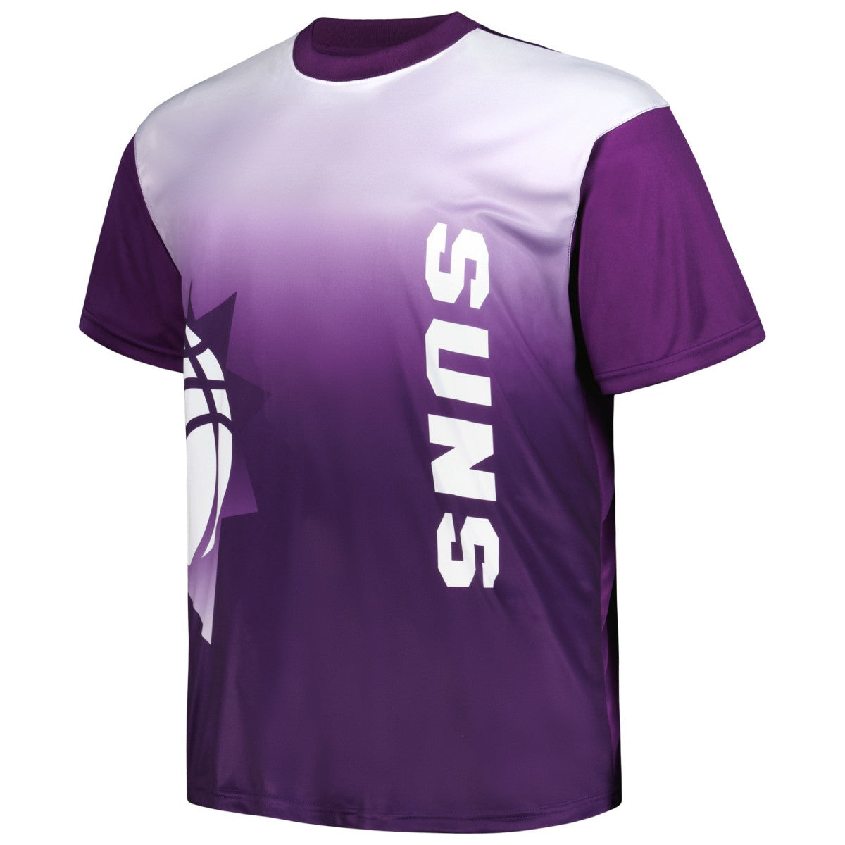 Phoenix Suns Big & Tall Sublimated T-Shirt Purple