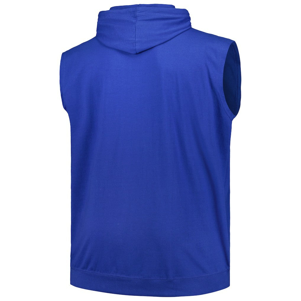 Philadelphia 76ers Big & Tall Jersey Muscle Pullover Hoodie Royal