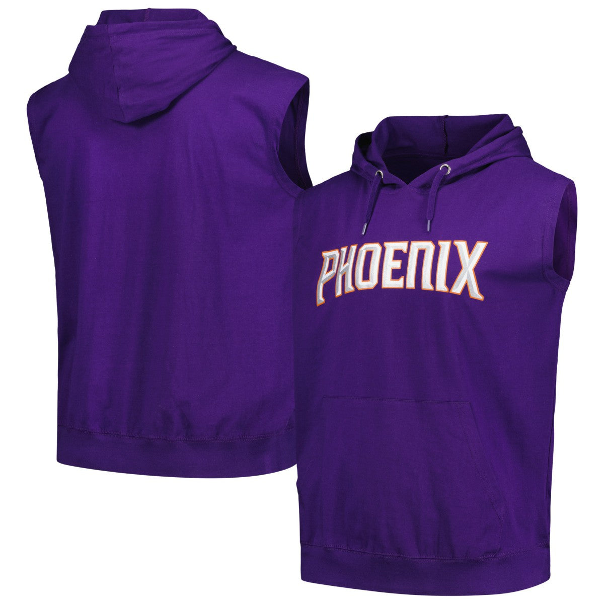 Phoenix Suns Jersey Muscle Pullover Hoodie Purple