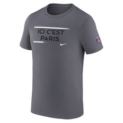 Paris Saint-Germain Verbiage T-Shirt Gray