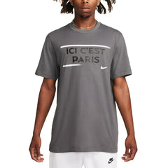 Paris Saint-Germain Verbiage T-Shirt Gray