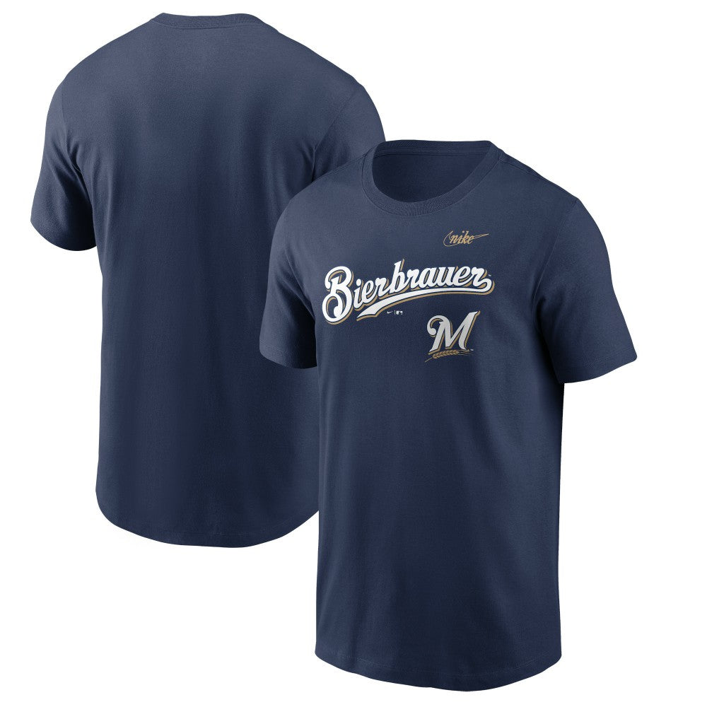 Milwaukee Brewers Nike Bierbrauer Hometown T-Shirt - Navy T-shirts