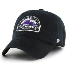 Colorado Rockies '47 Cooperstown Collection Franchise Fitted Hat - Black Hats