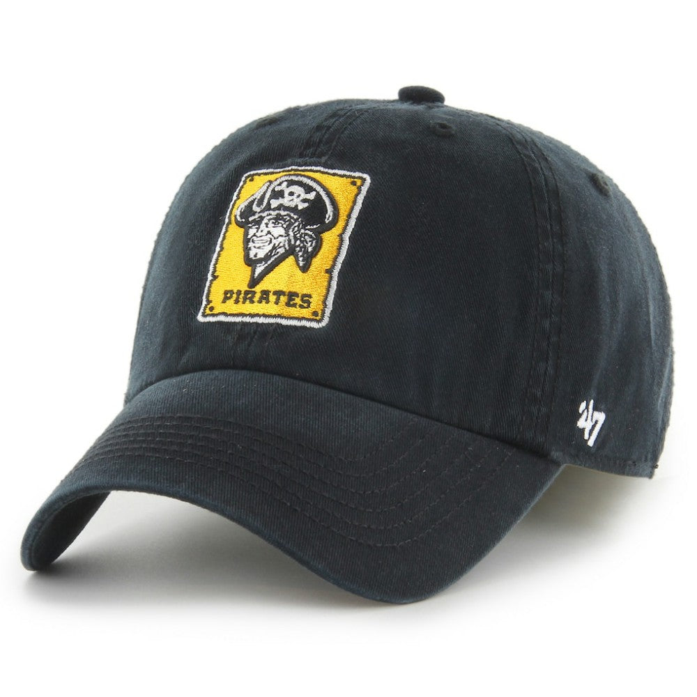 Pittsburgh Pirates '47 Cooperstown Collection Franchise Fitted Hat - Black Hats