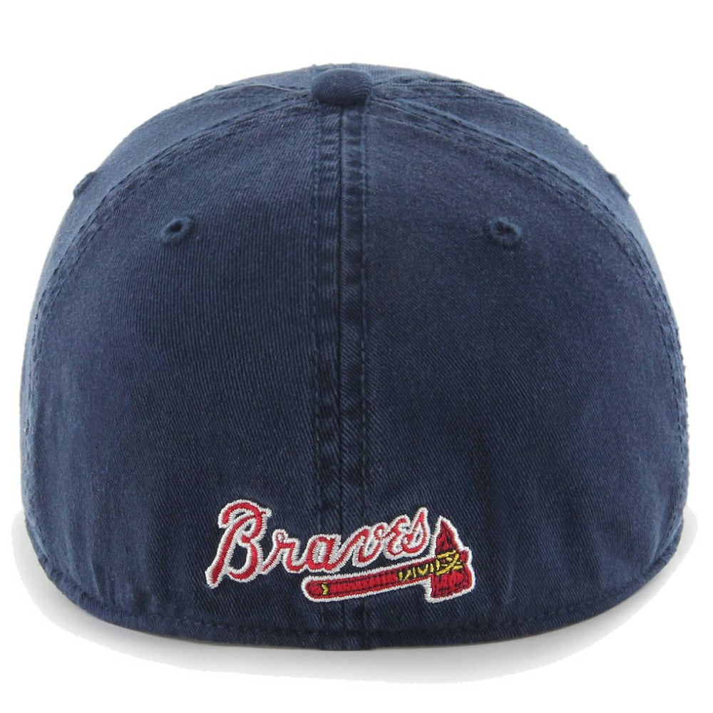 Atlanta Braves '47 Franchise Logo Fitted Hat - Navy Hats