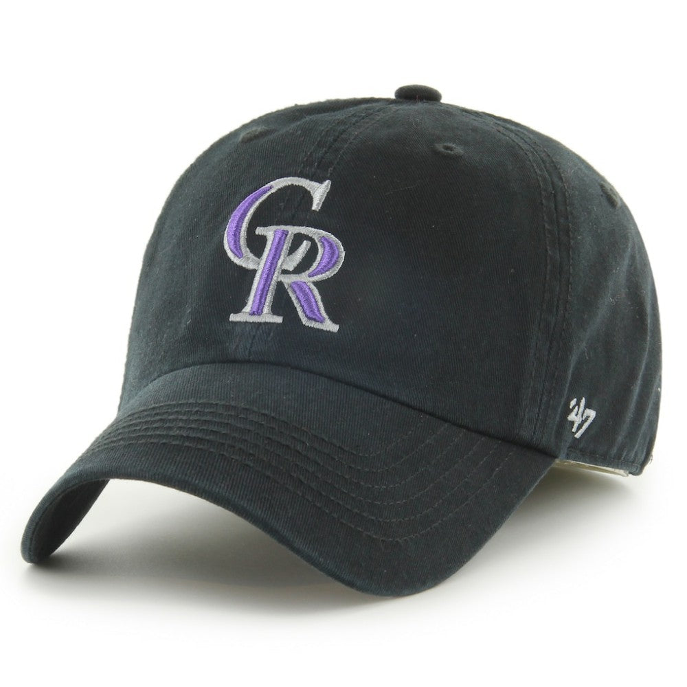 Colorado Rockies '47 Franchise Logo Fitted Hat - Black Hats