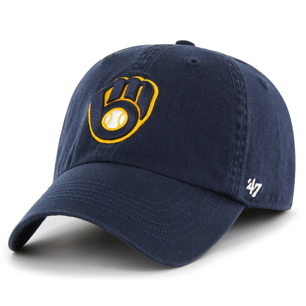 Milwaukee Brewers '47 Franchise Logo Fitted Hat - Navy Hats
