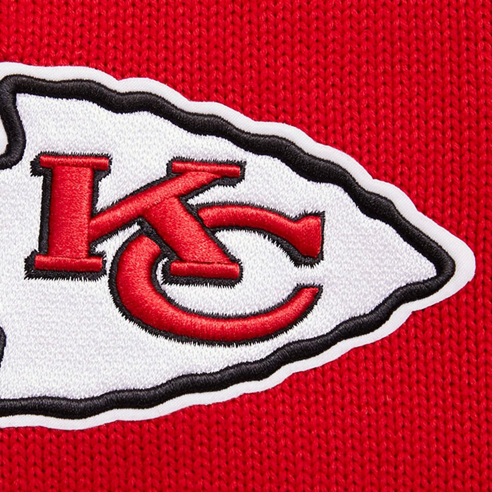 Kansas City Chiefs Pro Standard Crewneck Pullover Sweater & Cuffed Knit Hat Box Gift Set Red
