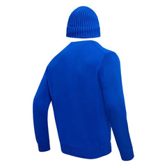 Buffalo Bills Pro Standard Crewneck Pullover Sweater & Cuffed Knit Hat Box Gift Set Royal
