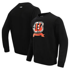 Cincinnati Bengals Pro Standard Prep Knit Sweater Black