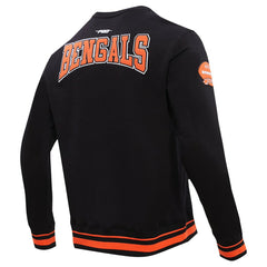Cincinnati Bengals Pro Standard Crest Emblem Pullover Sweatshirt Black