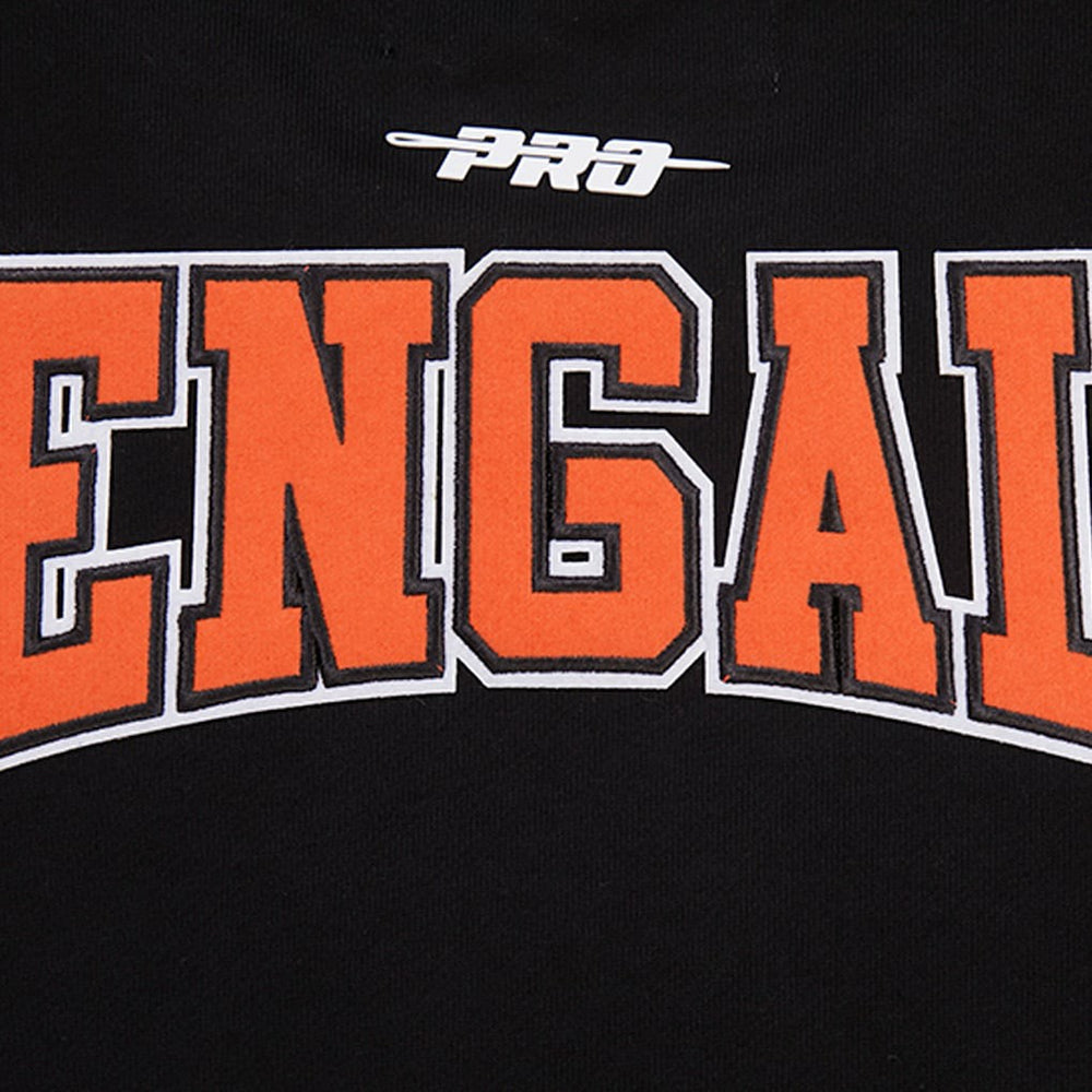 Cincinnati Bengals Pro Standard Crest Emblem Pullover Sweatshirt Black