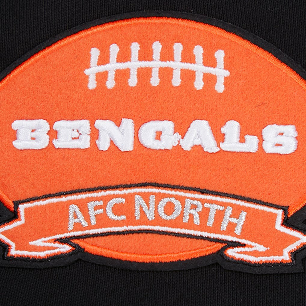 Cincinnati Bengals Pro Standard Crest Emblem Pullover Sweatshirt Black