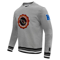 Arizona Cardinals Pro Standard Crest Emblem Pullover Sweatshirt Heather Gray