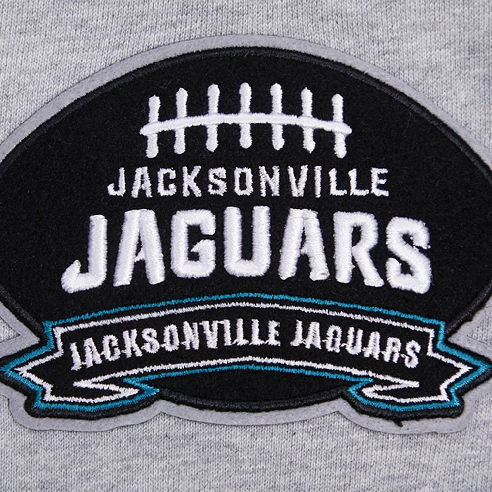 Jacksonville Jaguars Pro Standard Crest Emblem Pullover Sweatshirt Heather Gray