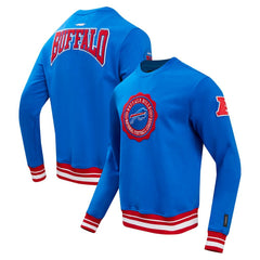 Buffalo Bills Pro Standard Crest Emblem Pullover Sweatshirt Royal