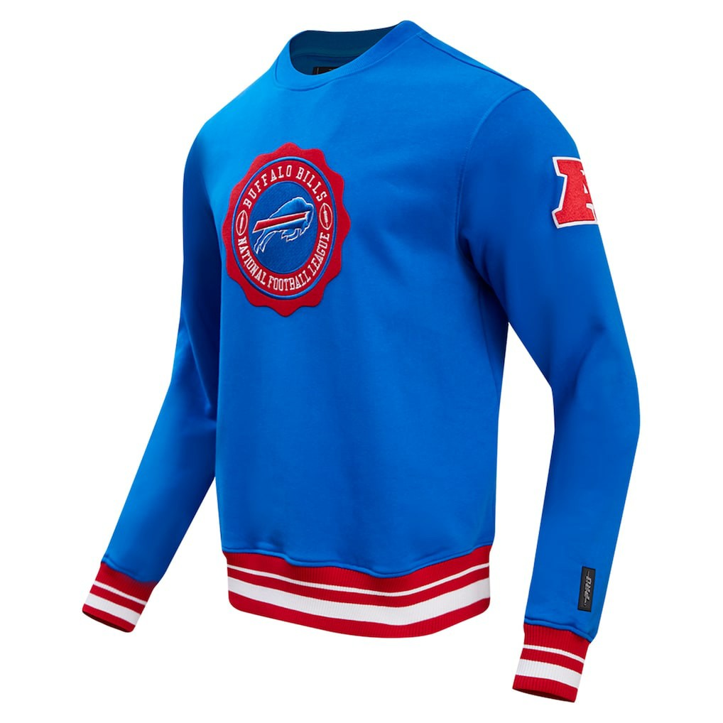 Buffalo Bills Pro Standard Crest Emblem Pullover Sweatshirt Royal